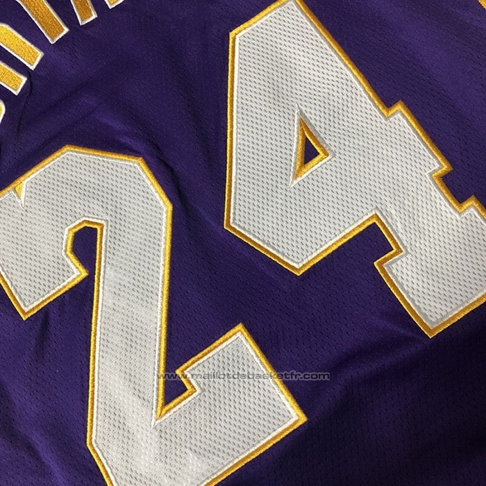 Maillot Los Angeles Lakers Kobe Bryant #24 60th Anniversary Mitchell & Ness 2007-08 Volet